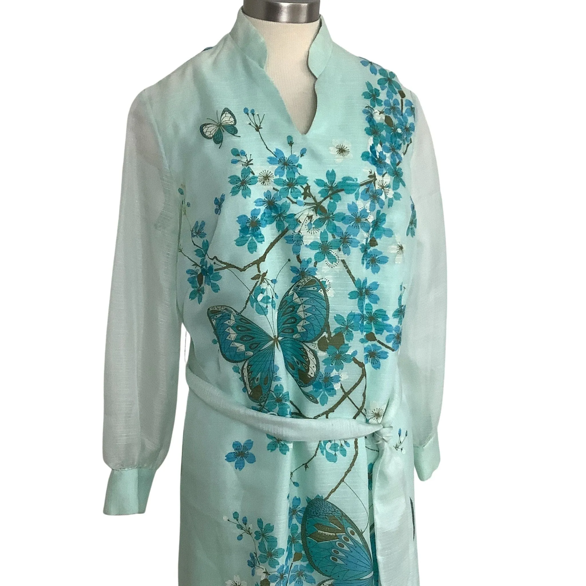 Alfred Shaheen Blue Dress
