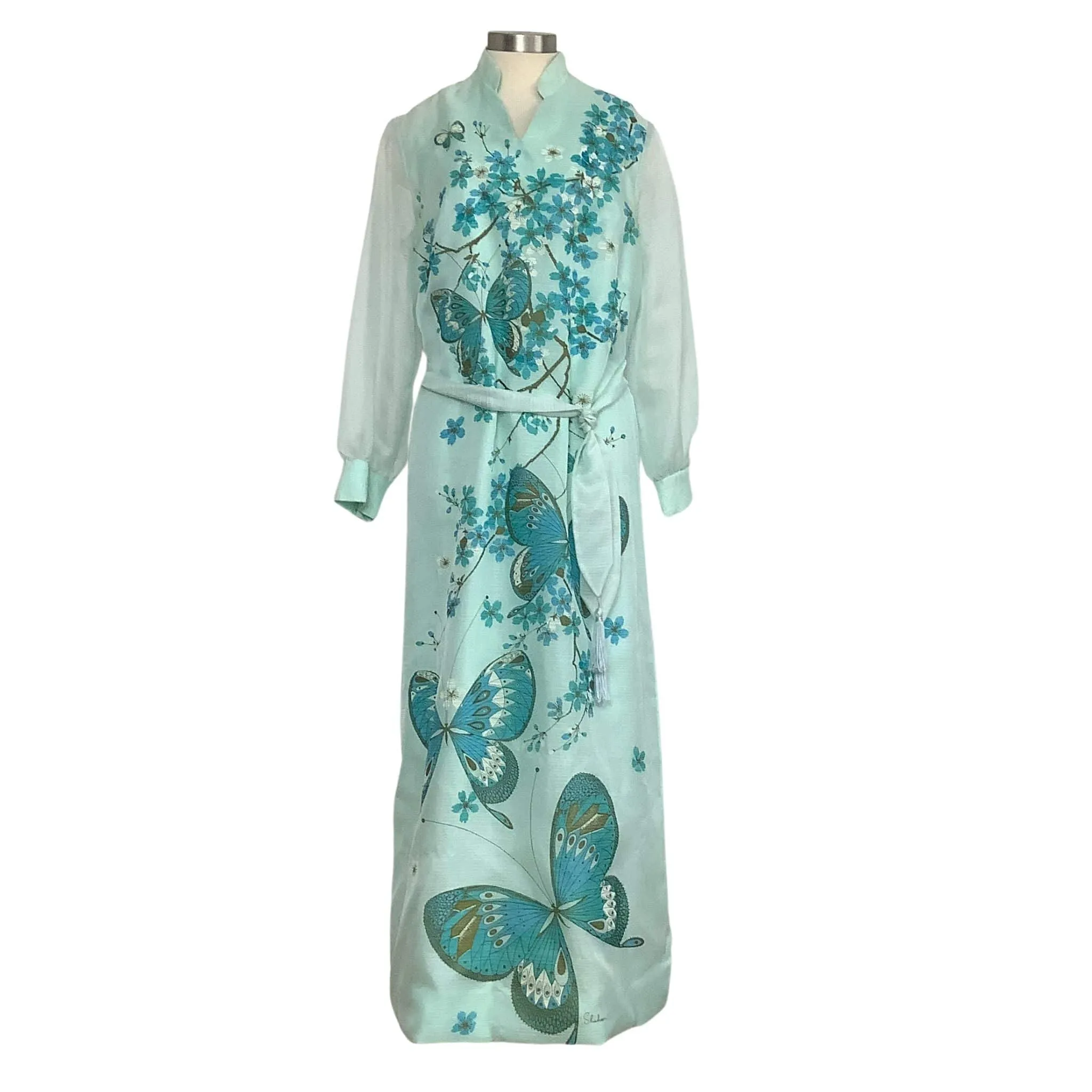 Alfred Shaheen Blue Dress