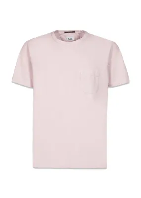 T-Shirts Short Sleeve Jersey Resist Dyed - Pale Mauve